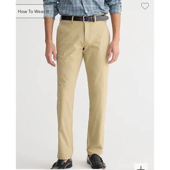 J.Crew 770 Straight Fit Tech Pants 33X30 - Picture 1 of 10